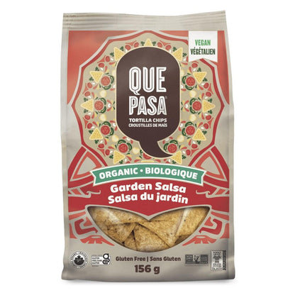 CORN TORTILLA CHIPS - GARDEN SALSA / 156g