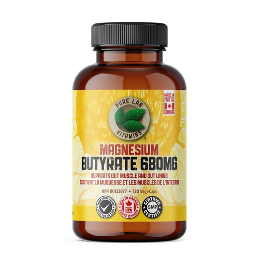 PURELAB MAGNESIUM BUTYRATE - 680mg / 120 VCAPS