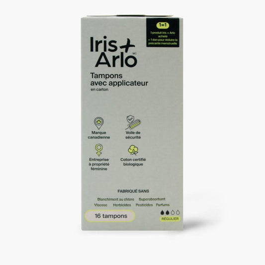 IRIS + ARLO TAMPONS REGULAR - 16 TAMPONS