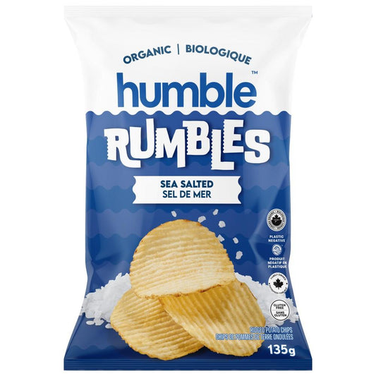 HUMBLE CHIPS SEA SALTED - 135g