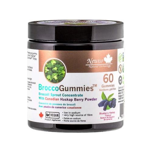 NEWCO BROCCOGUMMIES BLUEBERRY 60GUMMIES