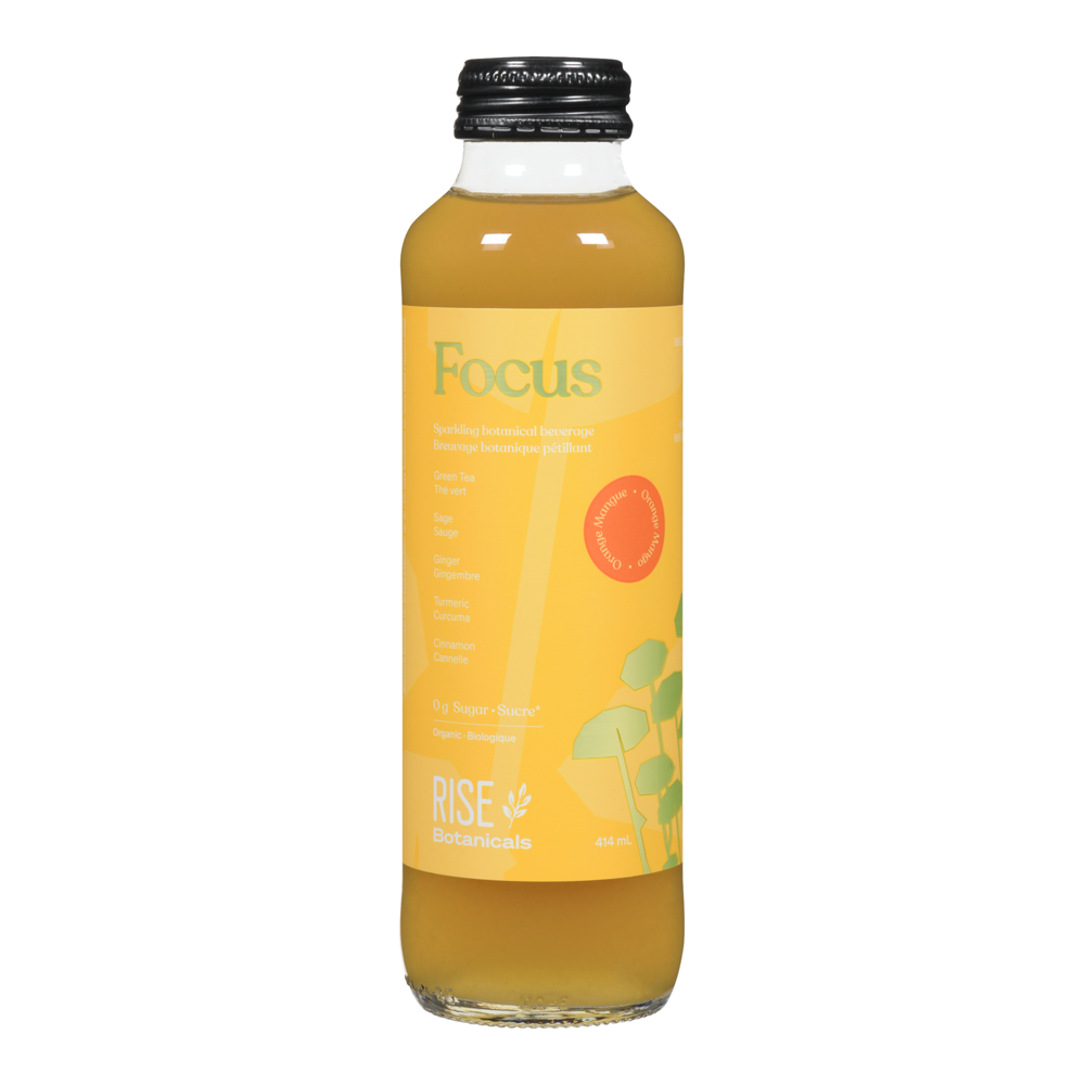 RISE SPARKLING BOTANICAL BERVERAGE FOCUS - 414ml