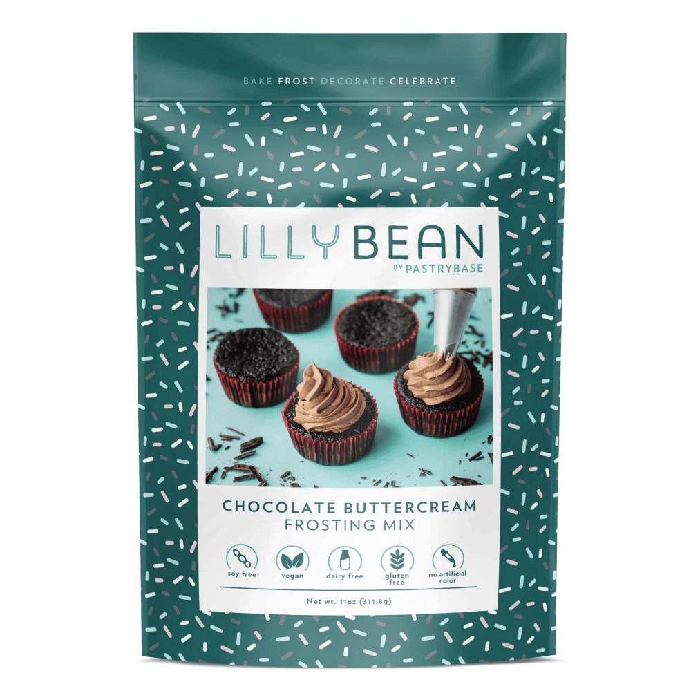 LILLYBEAN VEGAN BUTTERCREAM FROSTING MIX - CHOCOLATE / 340g