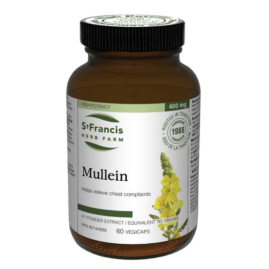 MULLEIN - 400mg / 60 CAPSULES