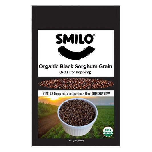 SMILO BLACK SORGHUM GRAIN - 426g