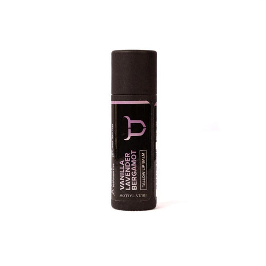 TALLOW LIP BALM - VANILLA LAVENDER BERGAMOT / 8.5g