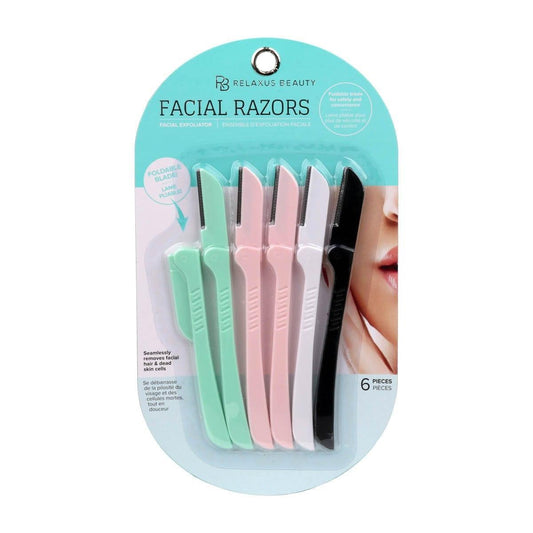 RELAXUS RAZORS FACIAL 6PK