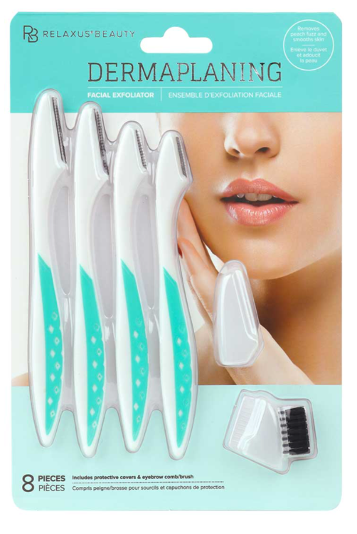 RELAXUS DERMAPLANING KIT 8PCS