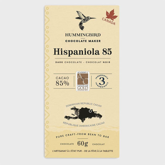 DARK CHOCOLATE BAR - HISPANIOLA 85 / 60g