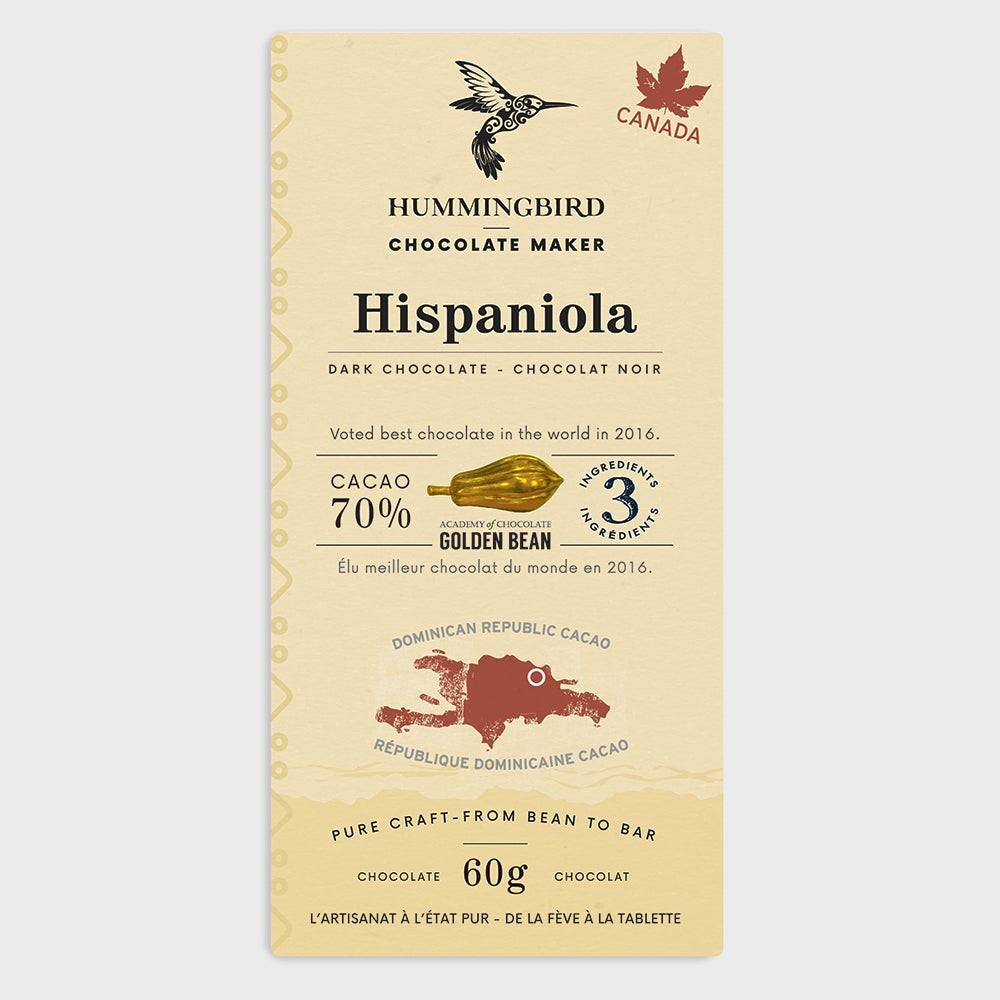 DARK CHOCOLATE BAR - HISPANIOLA / 60g