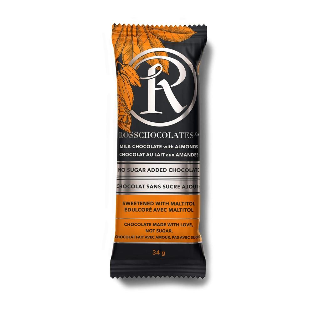 ROSS BAR CHOCOLATE ALMOND, 35G