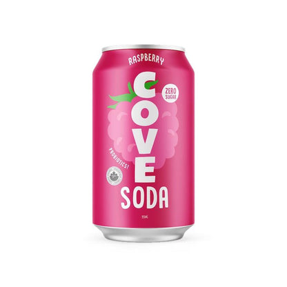 COVE PROBIOTIC SODA - RASPBERRY / 355ml