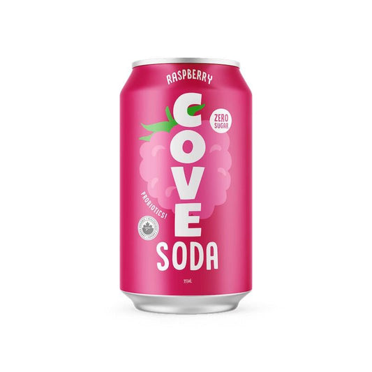 COVE PROBIOTIC SODA - RASPBERRY / 355ml