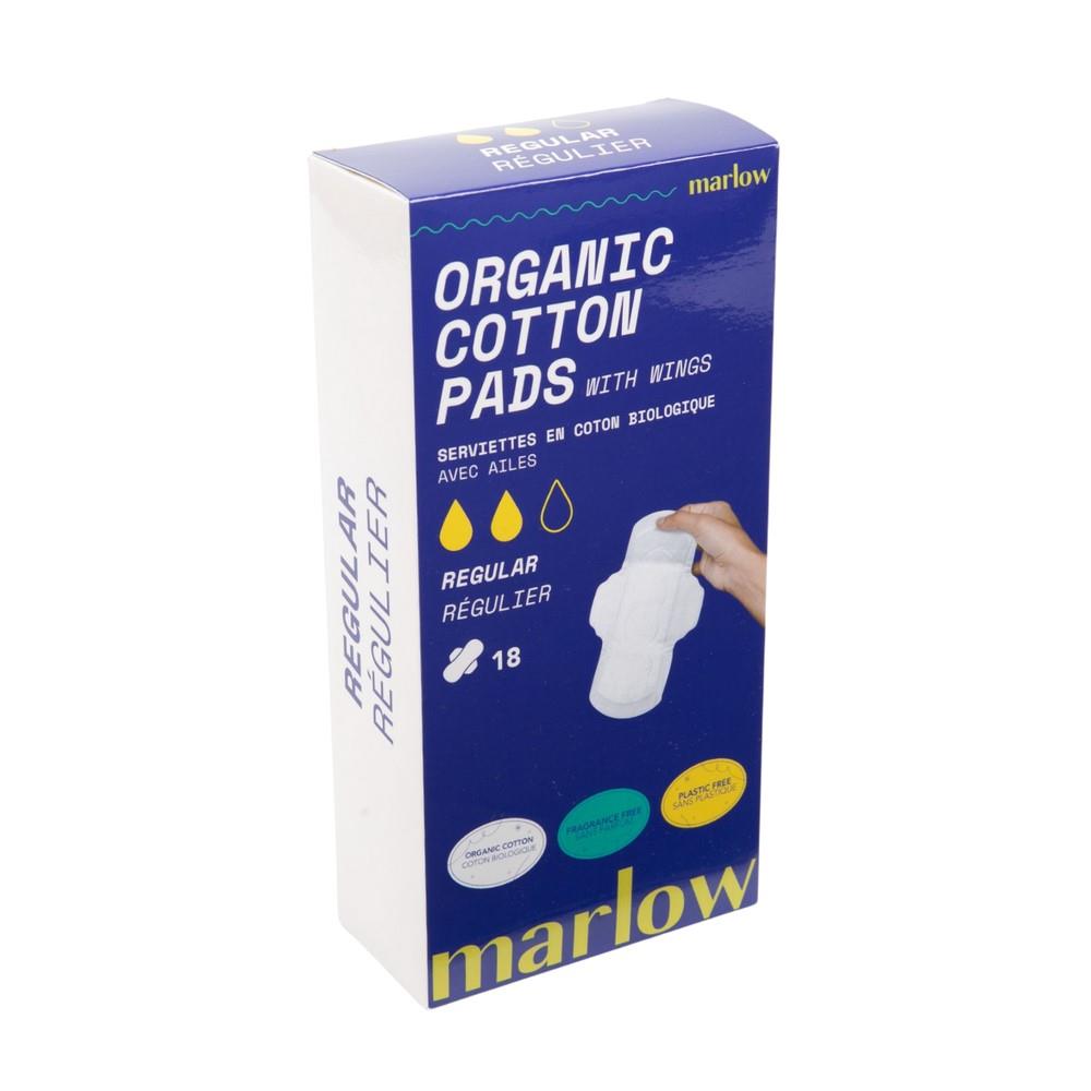 MARLOW COTTON PADS REGULAR - 18 PADS