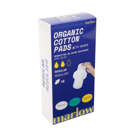 MARLOW COTTON PADS REGULAR - 18 PADS