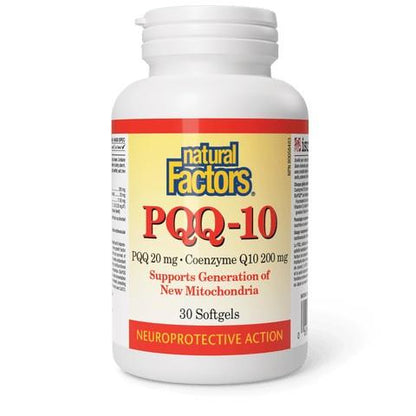 PQQ-10, PQQ 20mg & Coenzyme Q10 200mg, 30 Softgels