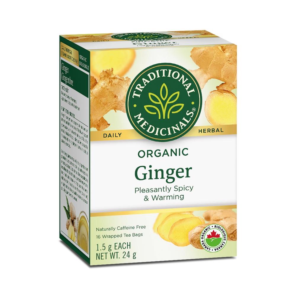 TRADITIONAL MEDICINALS TEA GINGER - 16 TEA BAGS