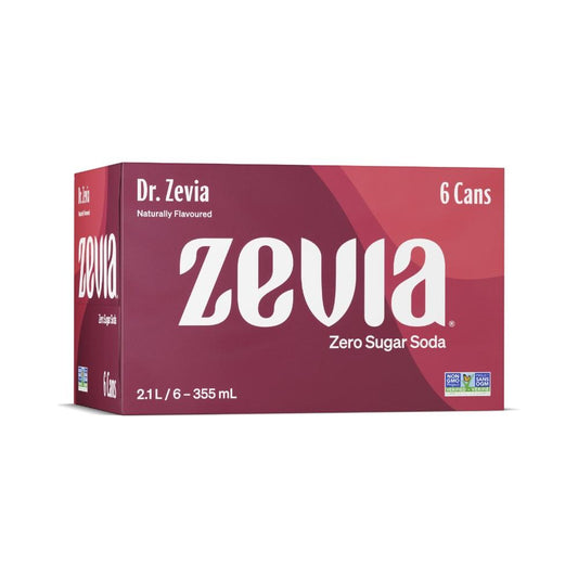 ZEVIA CASE SODA DR. ZEVIA, 6PK