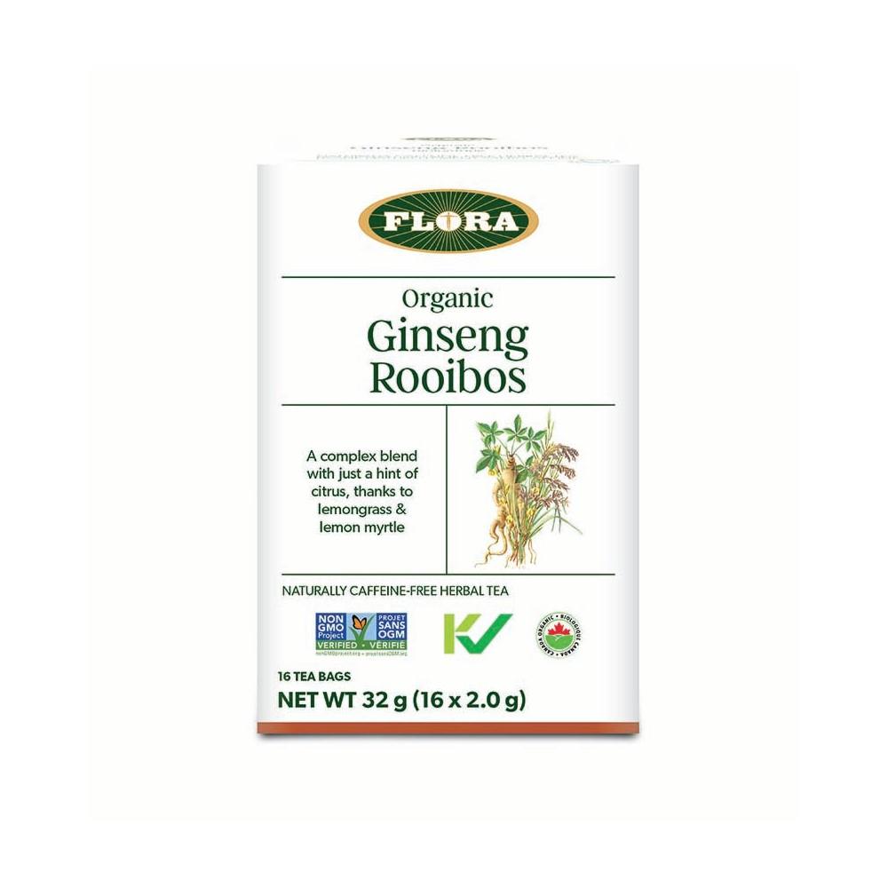 FLORA TEA GINSENG ROOIBOS - 16 TBAGS