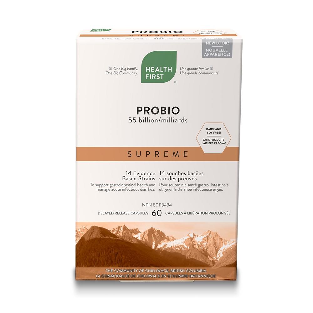 Health First Prohealth Health First ProBio Supreme, 55 Billion Probiotic, 60's – Homegrown ...