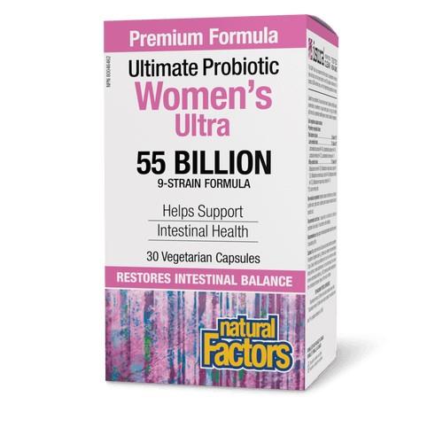 NATURAL FACTORS WOMEN'S ULTRA PROBIOTIC - 55B / 30 VCAPS