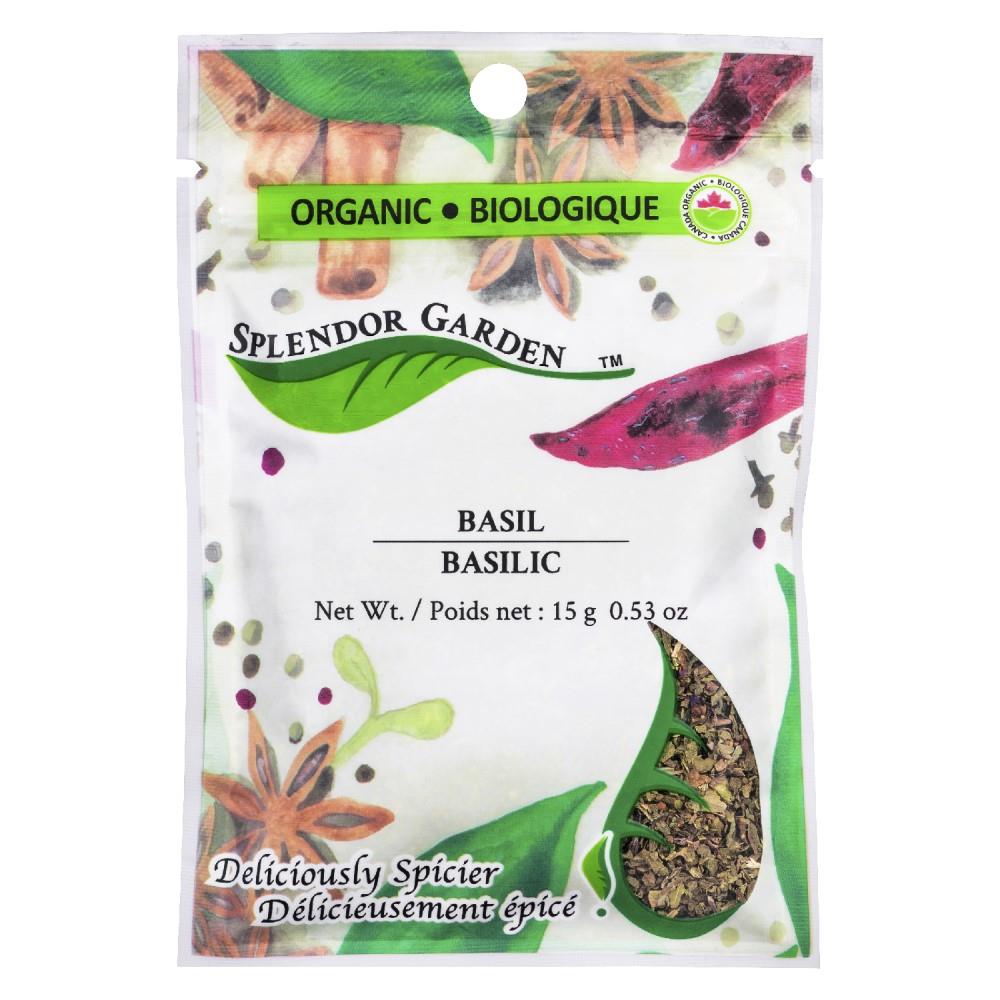 SPLENDOR GARDEN BASIL ORGANIC, 15G
