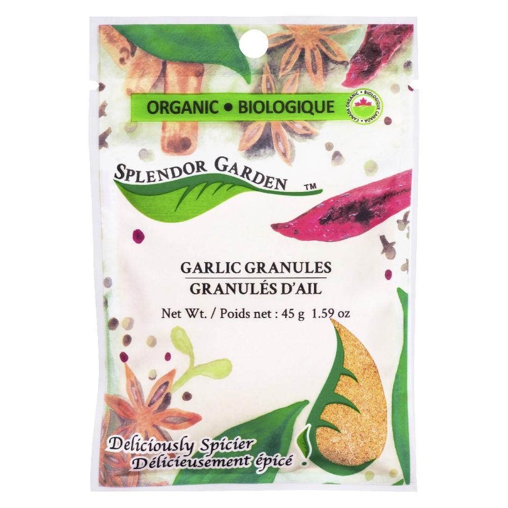 SPLENDOR GARDEN GARLIC GRANULES ORGANIC, 45G