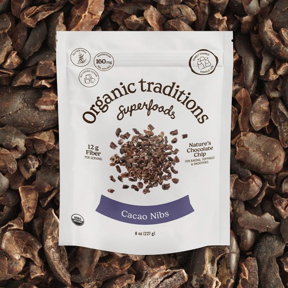 ORGANIC TRADITIONS CACAO NIBS - 227g