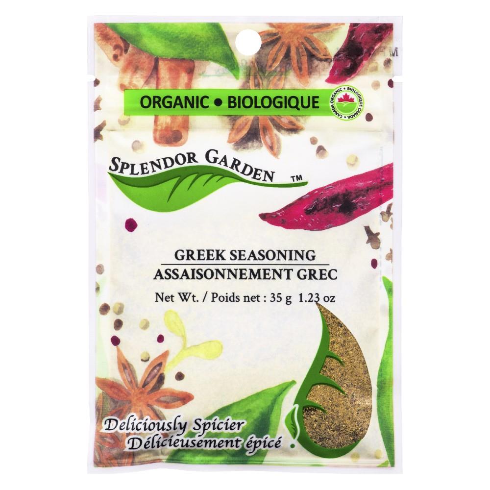 SPLENDOR GARDEN GREEK SEASONING ORGANIC, 35G
