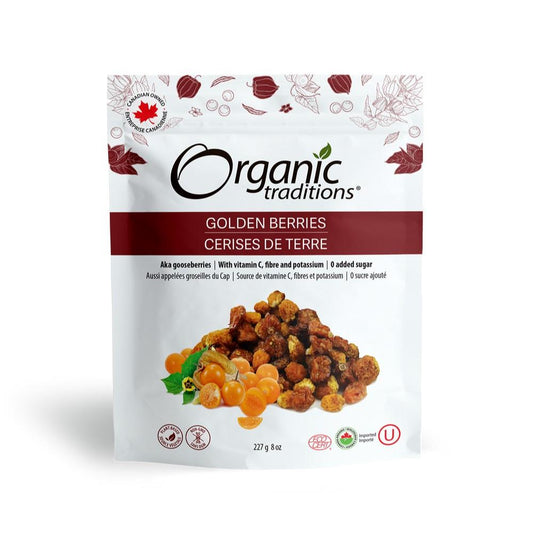 ORGANIC TRADITIONS GOLDEN BERRIES , 227G