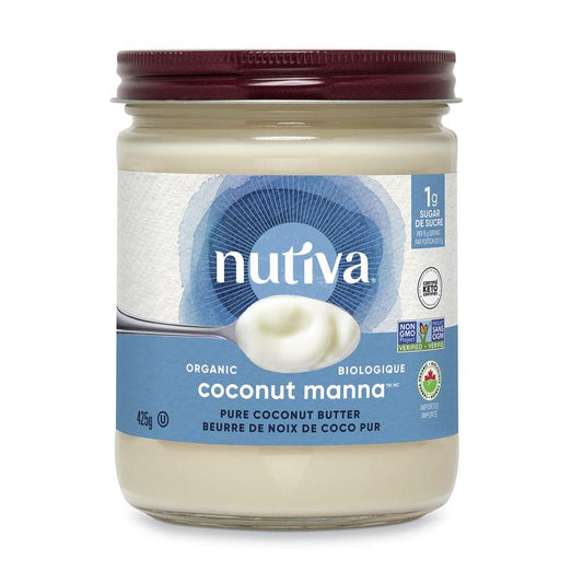 NUTIVA COCONUT MANNA ORGANIC, 425G