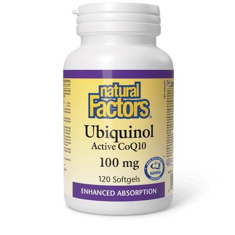 Ubiquinol Active CoQ10, 100mg, 120 Softgels