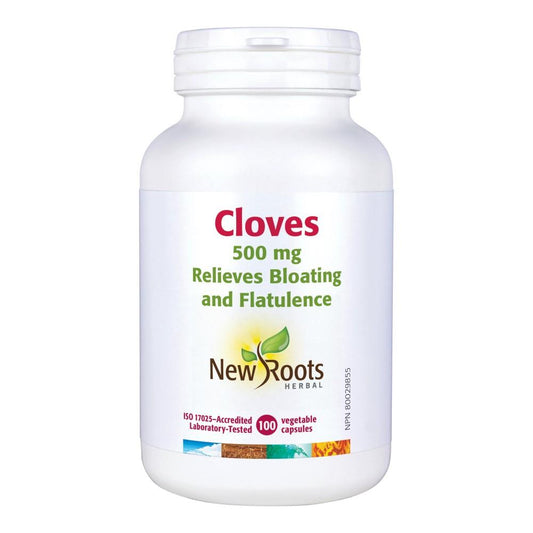 NEW ROOTS CLOVES 500MG, 100CAPS