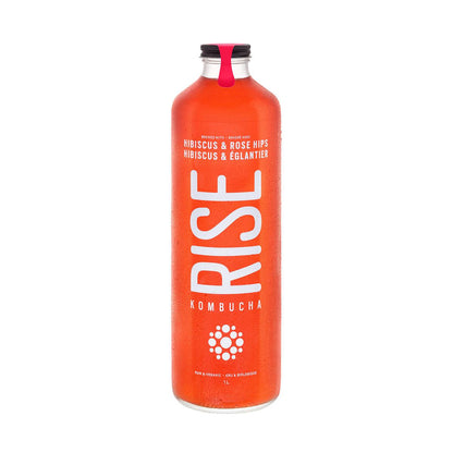Hibiscus Rosehips Kombucha - 414 mL