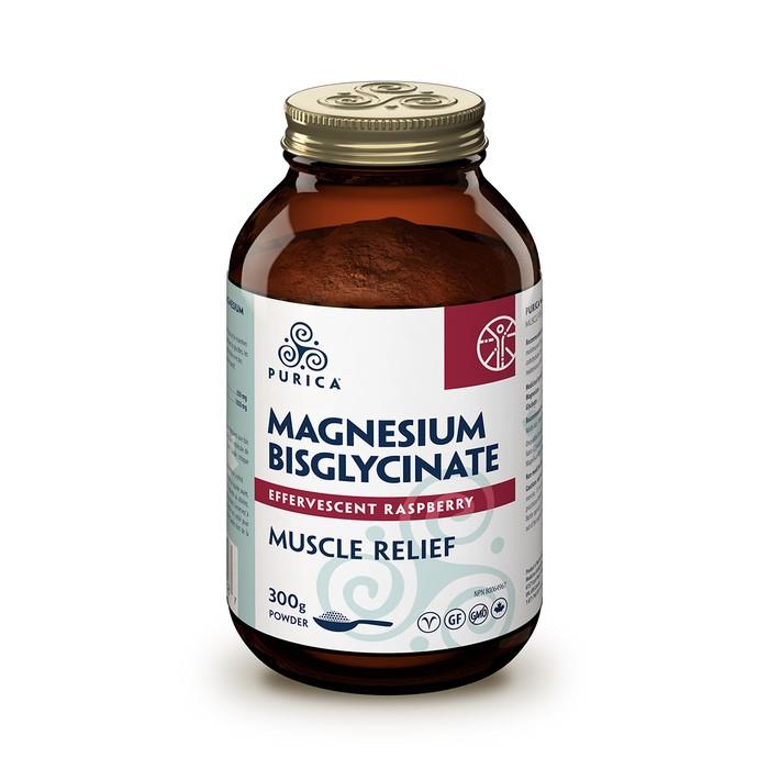 PURICA MAGNESIUM BISGLYCINATE 300g RASPBERRY