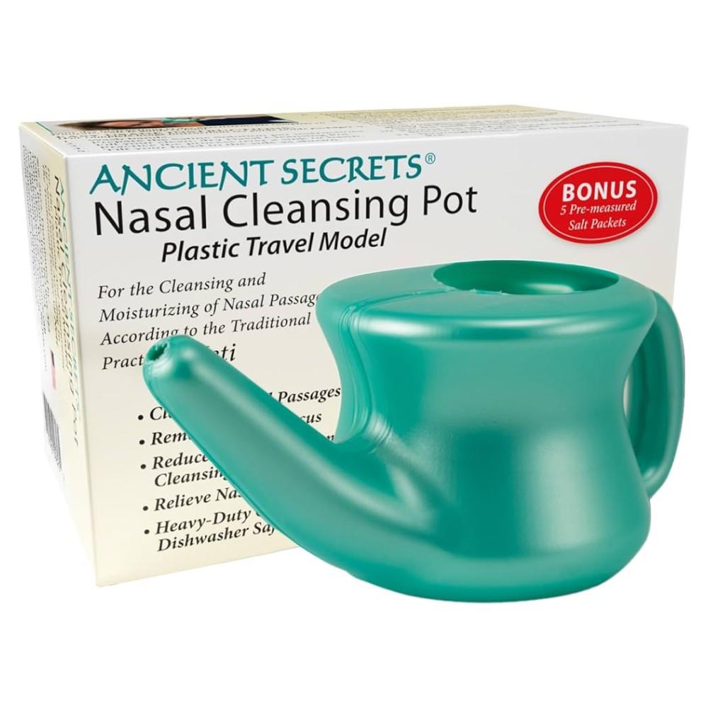 NASAL CLEANSING POT - PLASTIC TRAVEL MODEL