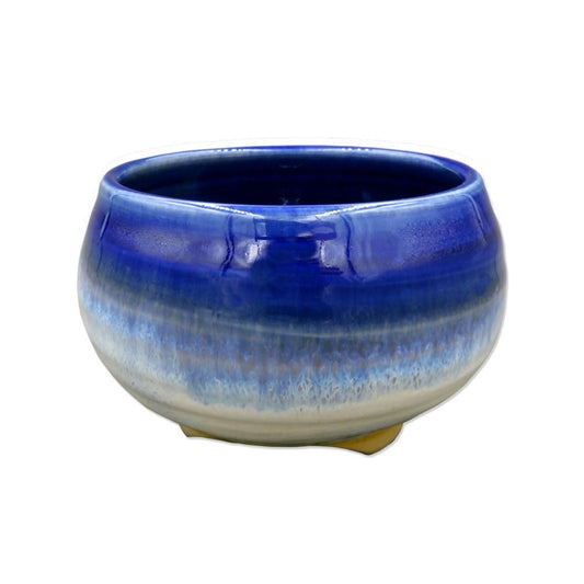 SHOYEIDO INCENSE HOLDER BOWL BLUE RIM