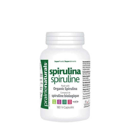 Spirulina Organic - 500mg/180 Vegetarian Caps