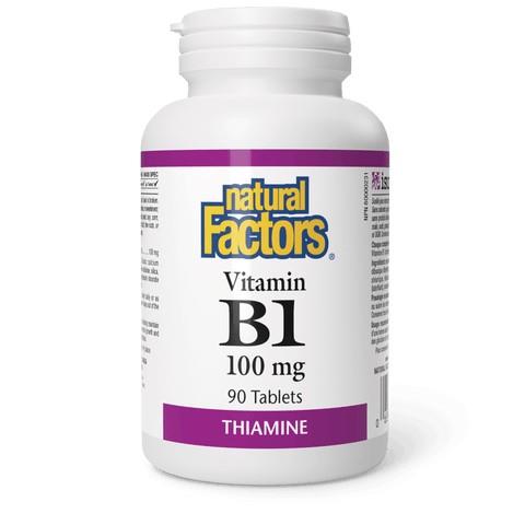 Vitamin B1 Thiamine, 100mg/90 Tabs