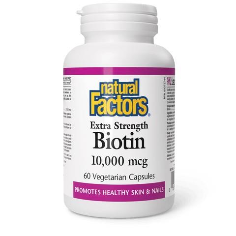 Biotine 10 000mcg. 60 Capsules.