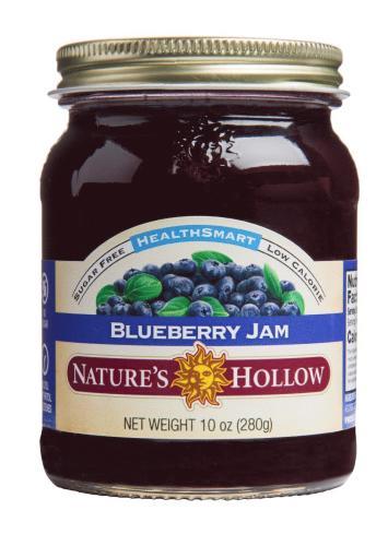 NATURE'S HEALTHSMART JAM BLUEBERRY  SUGAR FREE 280G