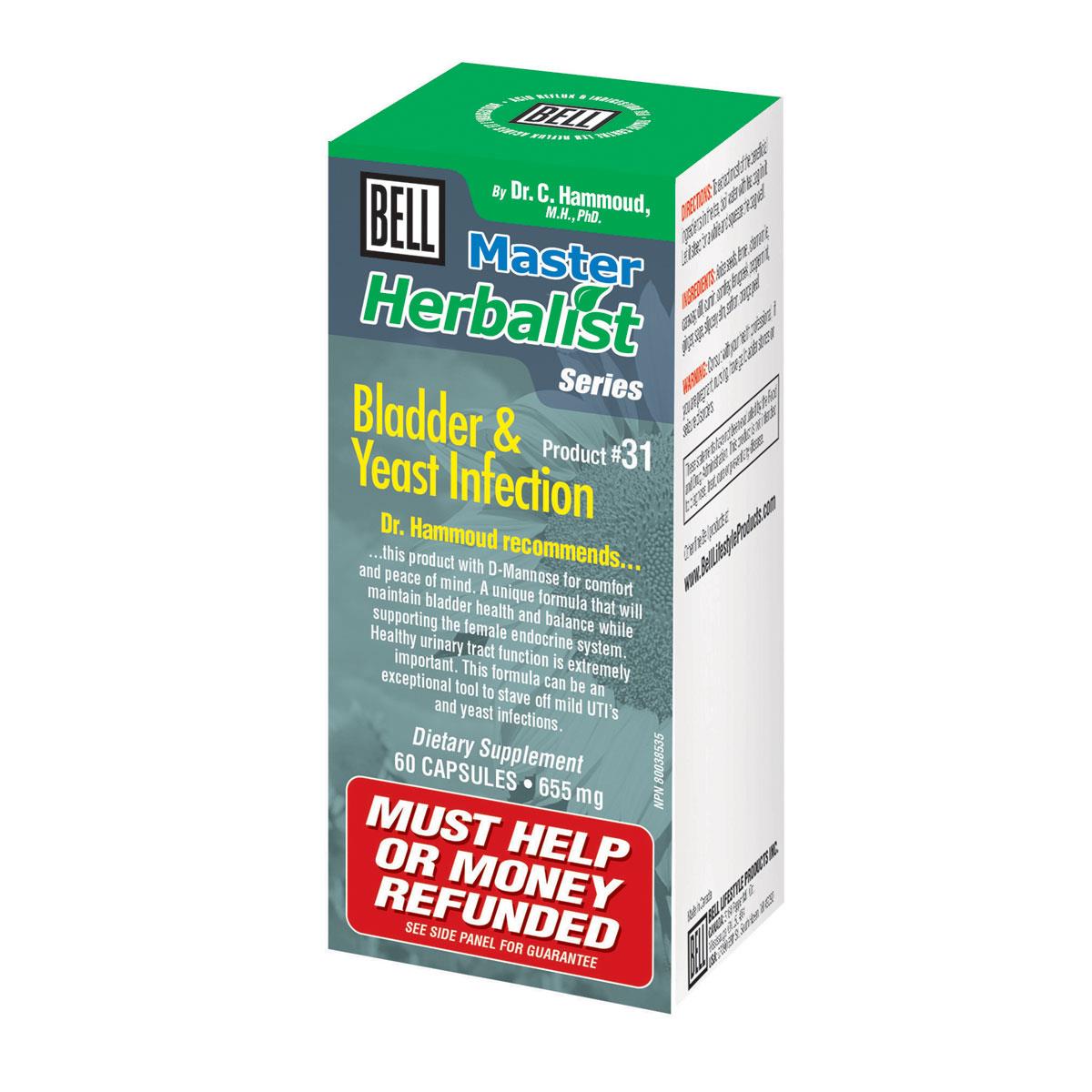 BLADDER & YEAST INFECTION - 60 CAPSULES