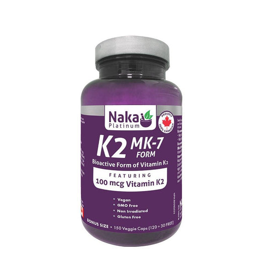 NAKA K2 MK-7 FORM - 100mcg / 150 VCAPS