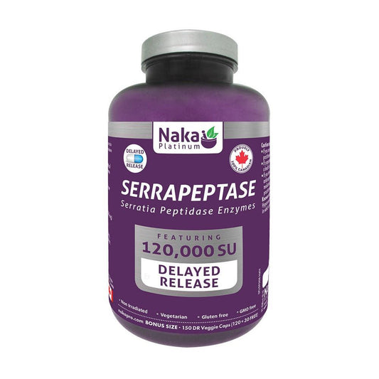 NAKA SERRAPEPTASE 120,000 SU 150VCAPS
