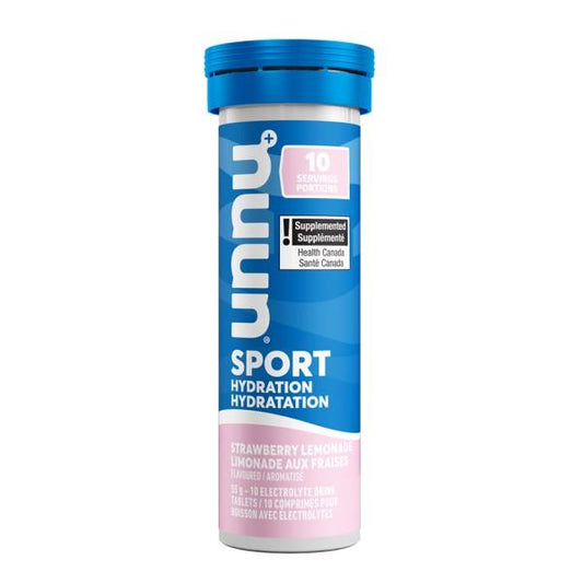 NUUN SPORT HYDRATION STRAWBERRY LEMONADE - 10 TABS