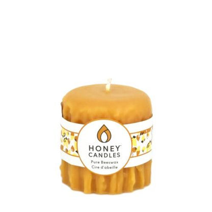 HC BEESWAX CANDLE DRIP 3"