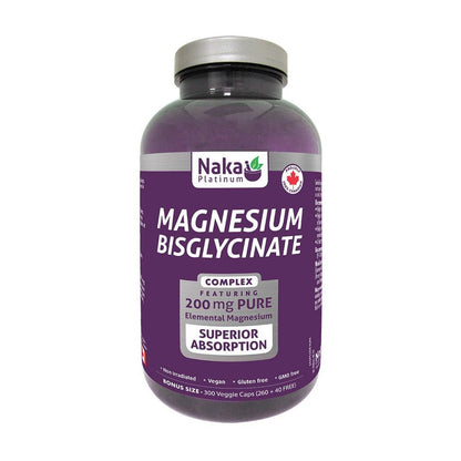 NAKA MAGNESIUM BISGLYCINATE 300VCAPS
