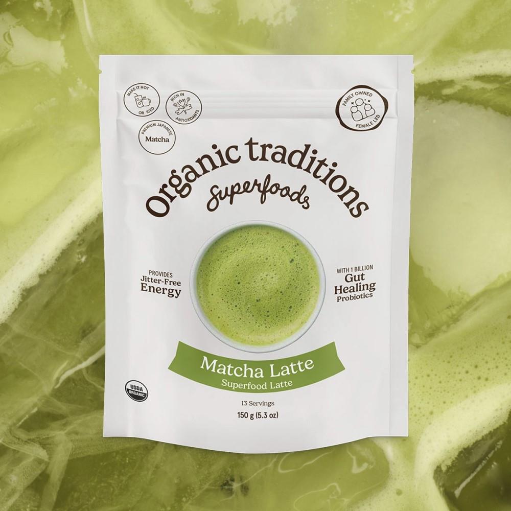 ORGANIC TRADITIONS PROBIOTIC MATCHA LATTE - 150g