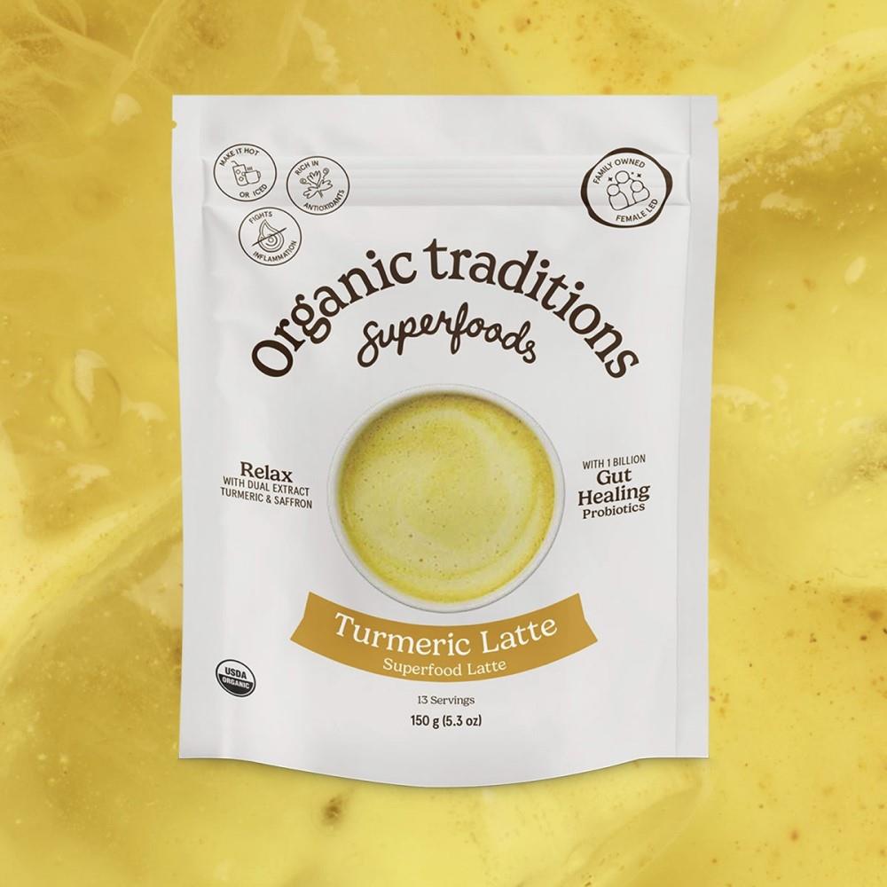 ORGANIC TRADITIONS PROBIOTIC TURMERIC LATTE - 150g