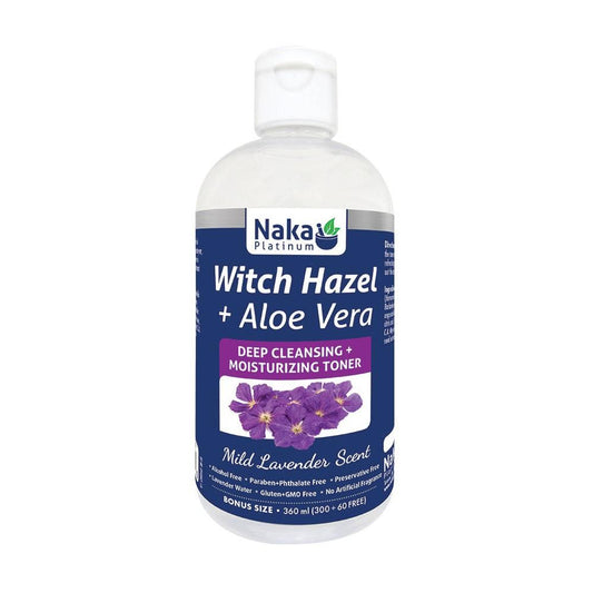 NAKA WITCH HAZEL +ALOE VERA BONUS 300 +60 ML